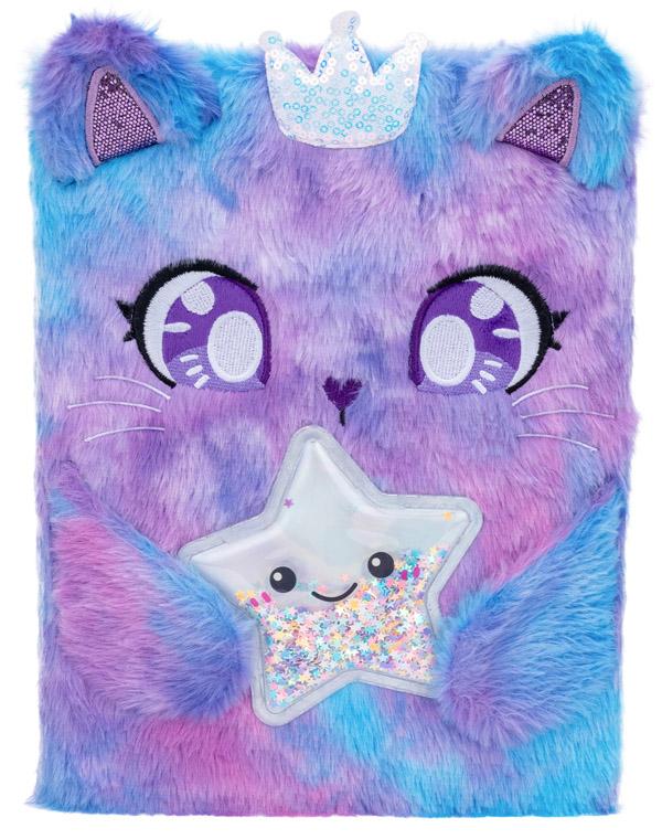 Čupavi notes KRALJICA MACA - LILA 