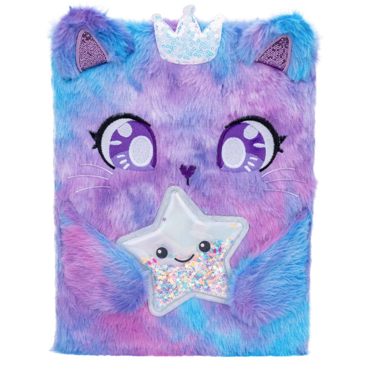 Čupavi notes KRALJICA MACA - LILA 