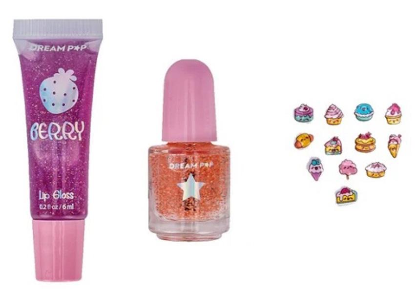 Dečji kozmetički set SJAJ ZA USNE + LAK ZA NOKTE 