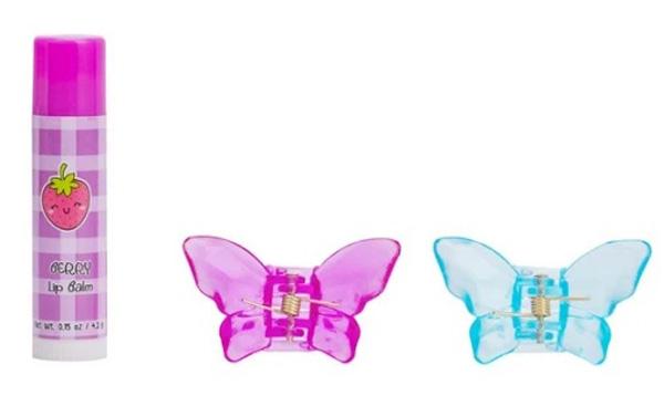 Dečji kozmetički set SJAJ ZA USNE + ŠNALICE 