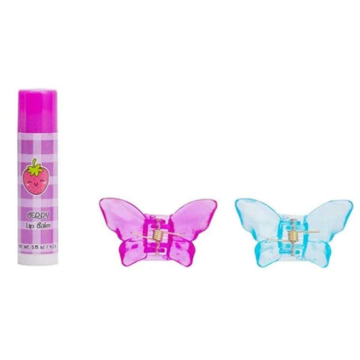 Dečji kozmetički set SJAJ ZA USNE + ŠNALICE 