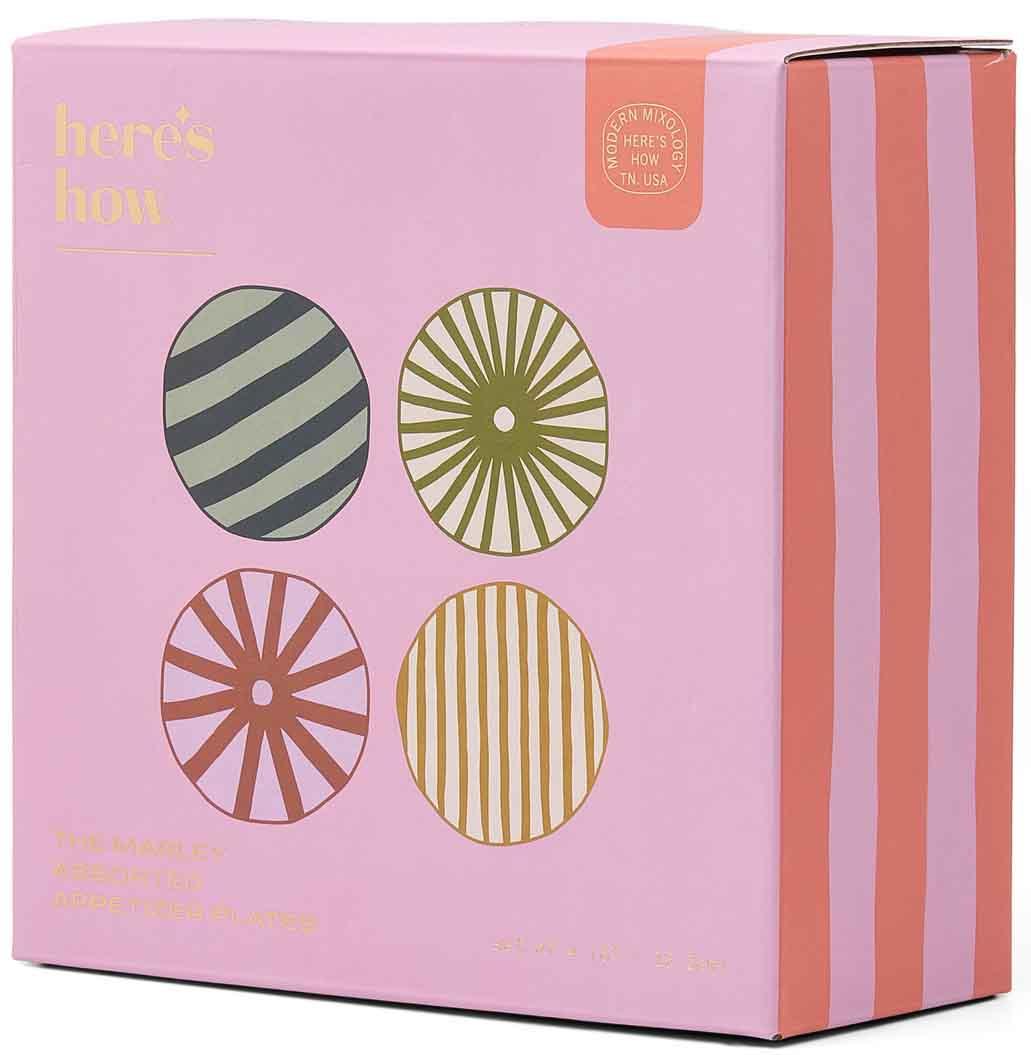 Keramički tanjirići THE MARLEY APPETIZER set od 4 