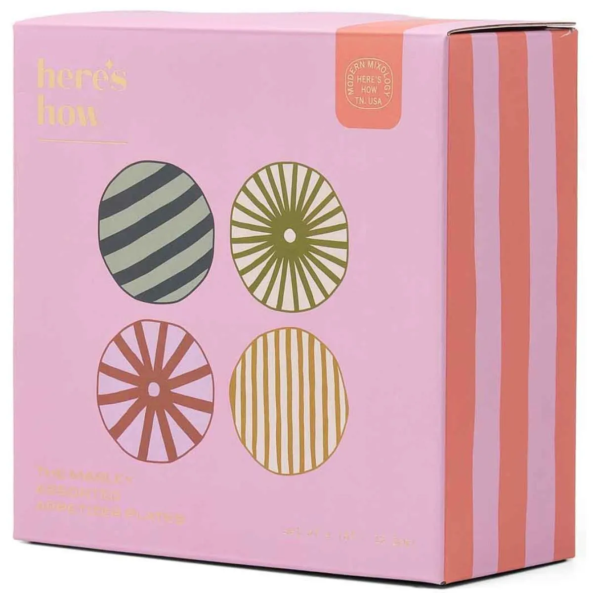 Keramički tanjirići THE MARLEY APPETIZER set od 4 