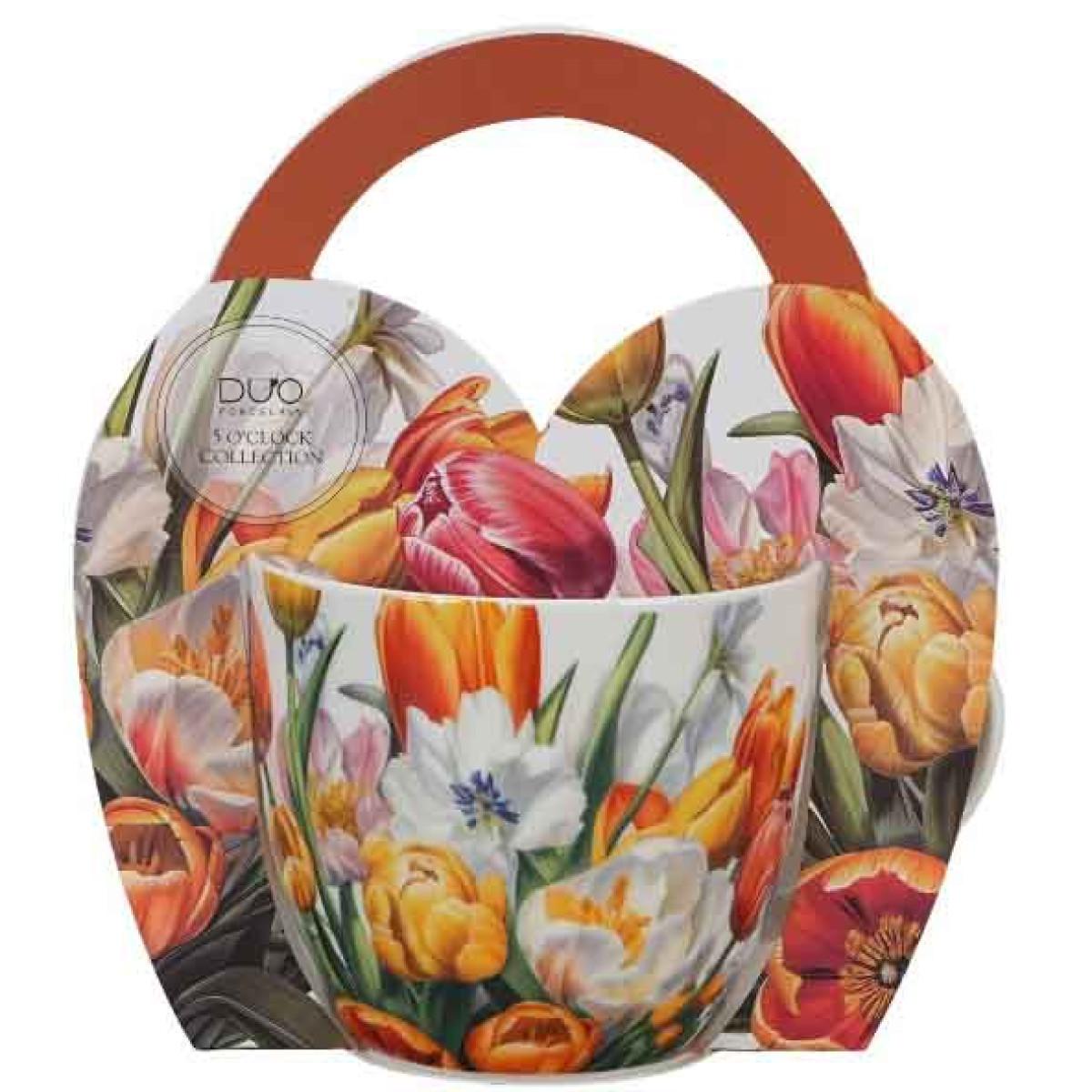 Velika šolja TULIPS u kartonskoj kesici 