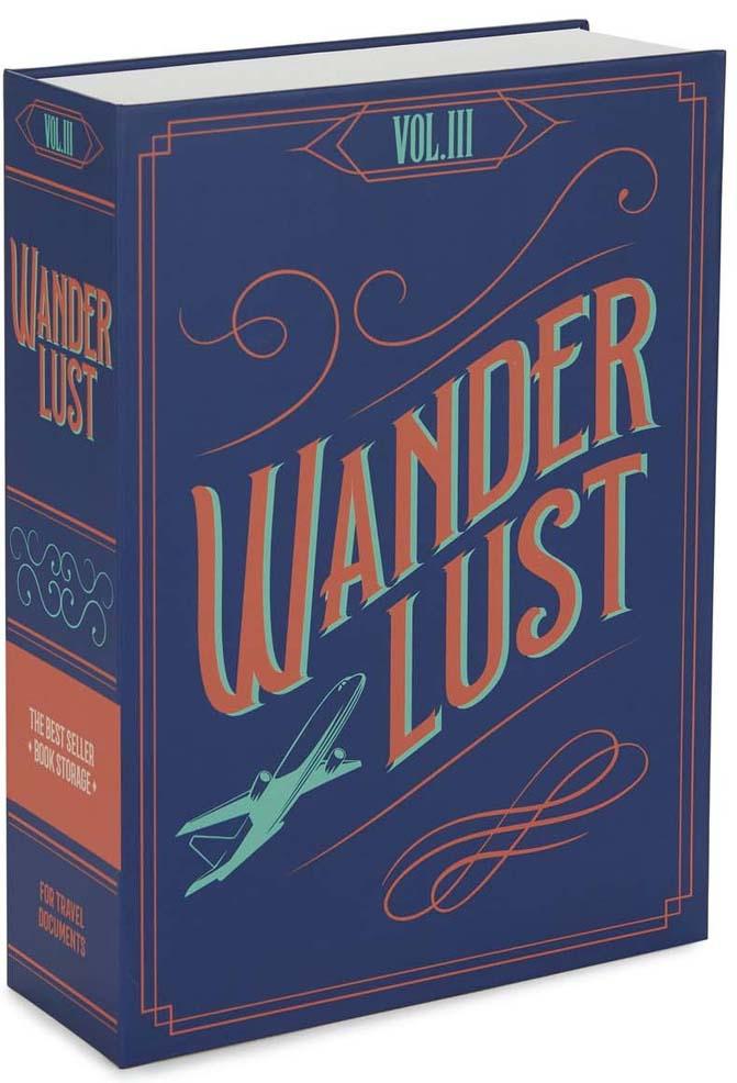 Kutija u obliku knjige WANDERLUST 