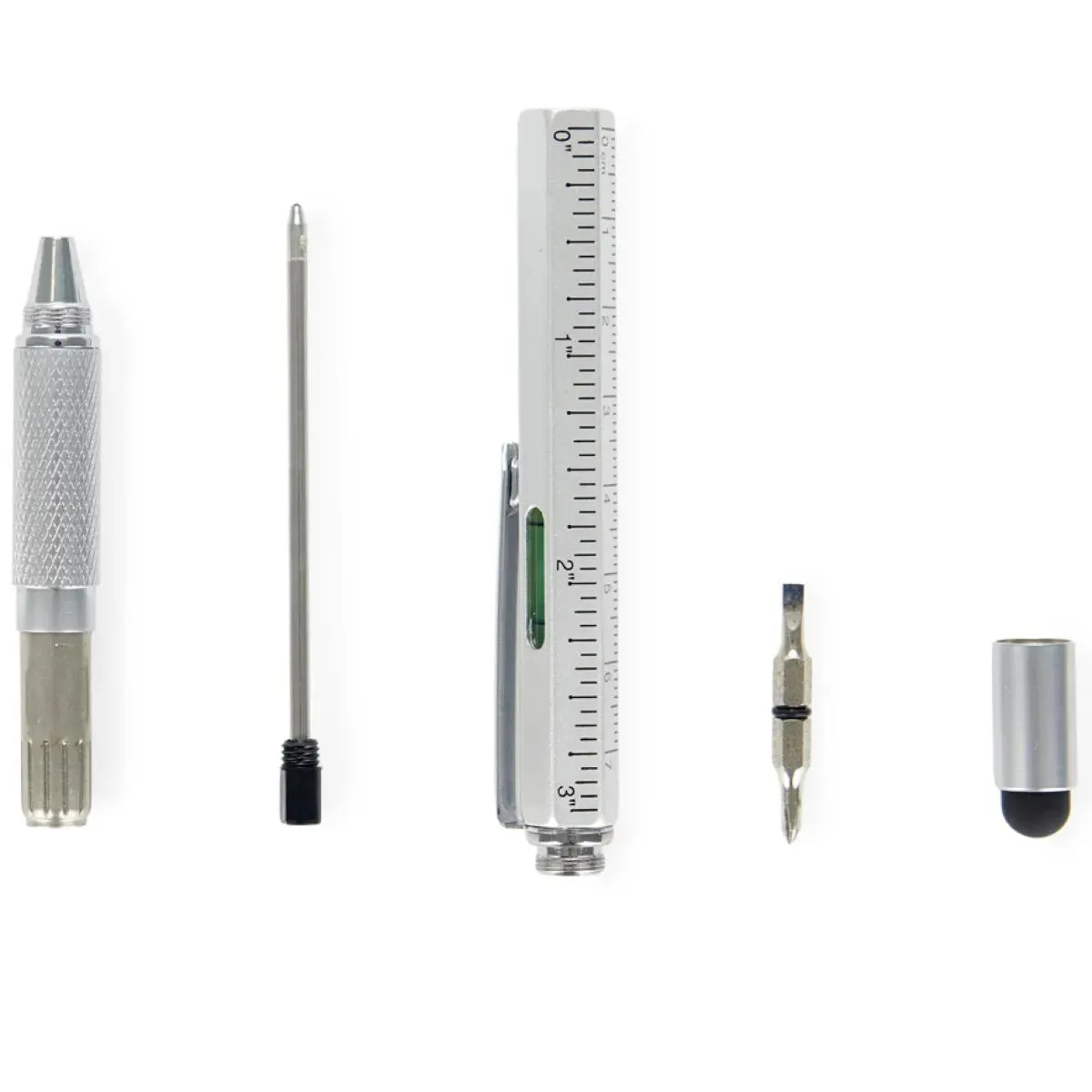 Multifunkcionalna olovka THE ARCHITECT - SREBRNA 