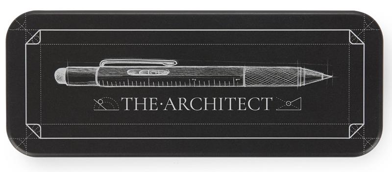 Multifunkcionalna olovka THE ARCHITECT - CRNA 