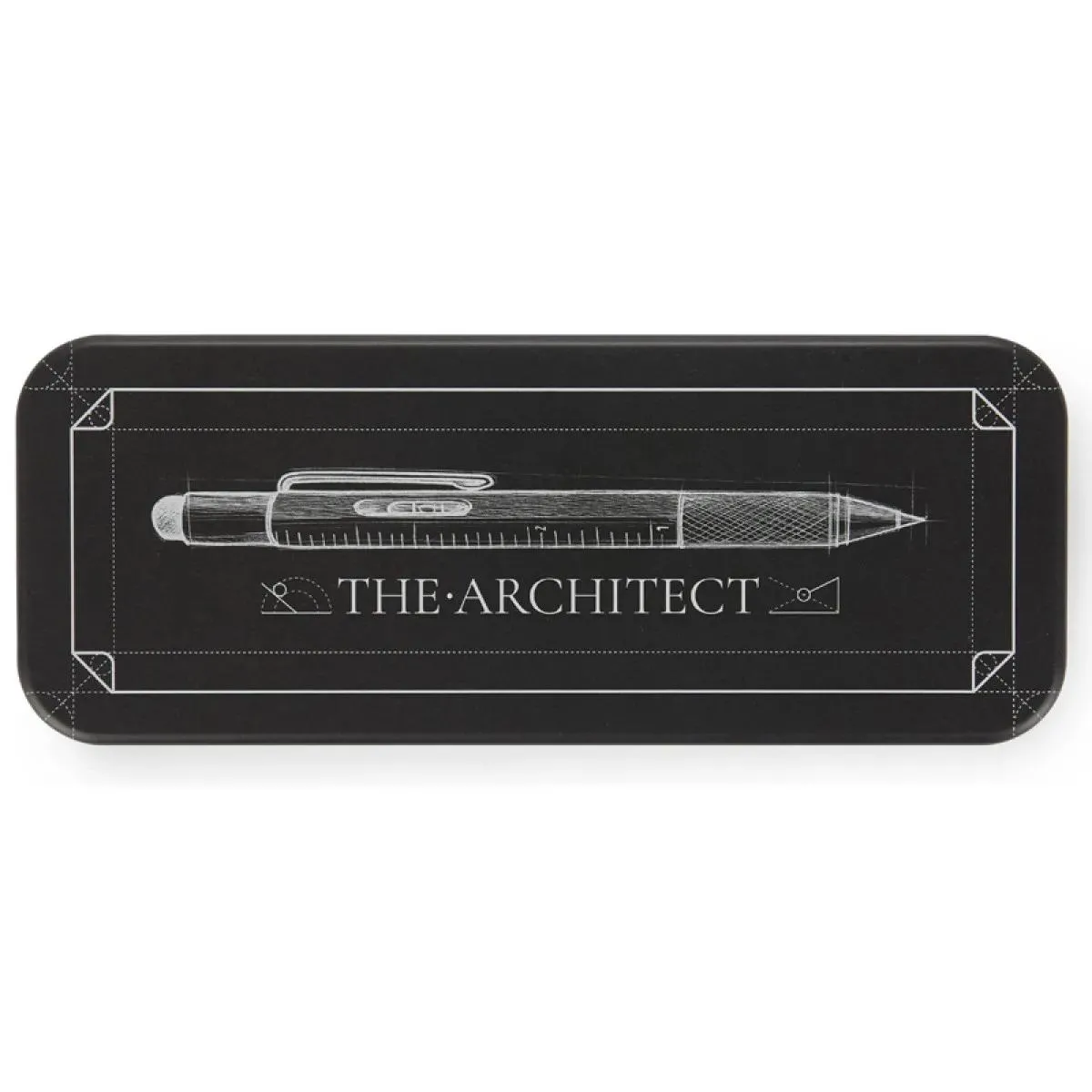 Multifunkcionalna olovka THE ARCHITECT - CRNA 