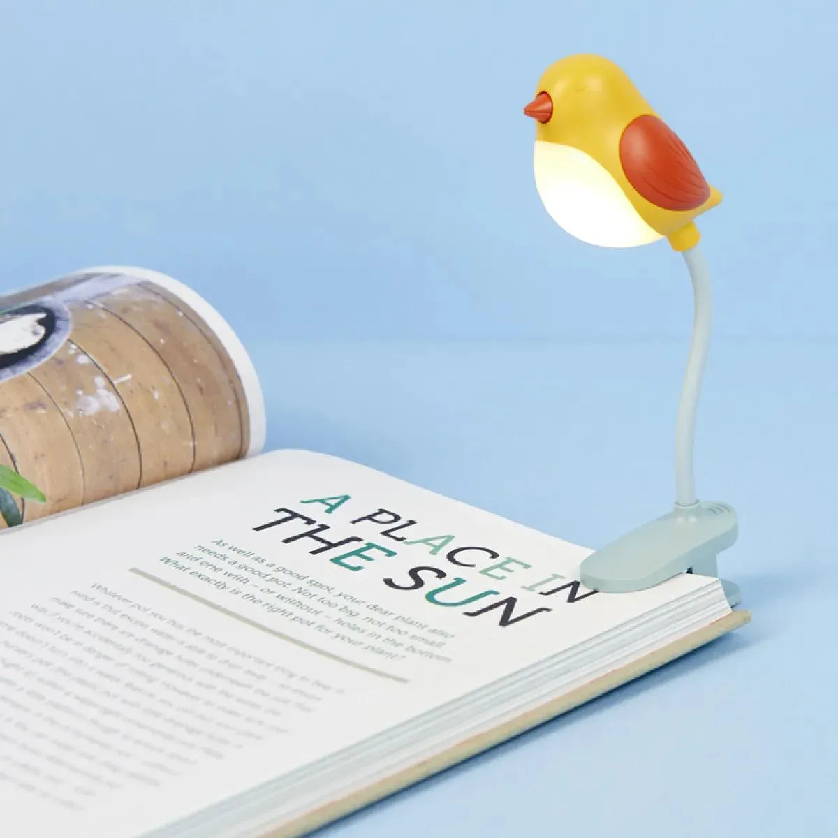 Lampica za knjigu ŽUTA PTIČICA 