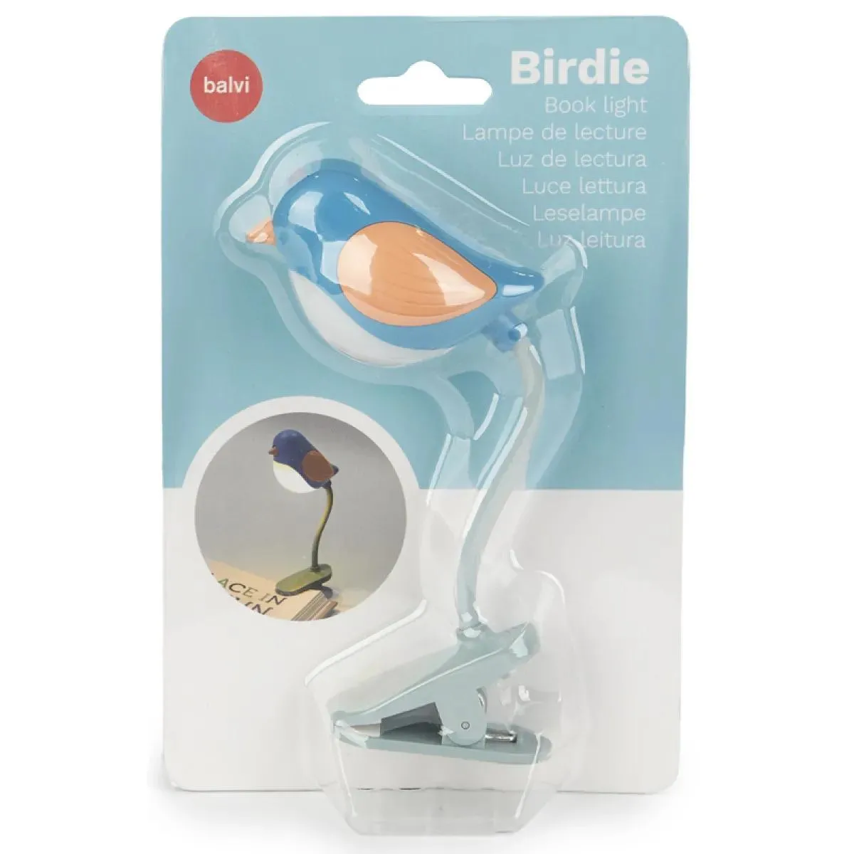 Lampica za knjigu PLAVA PTIČICA 