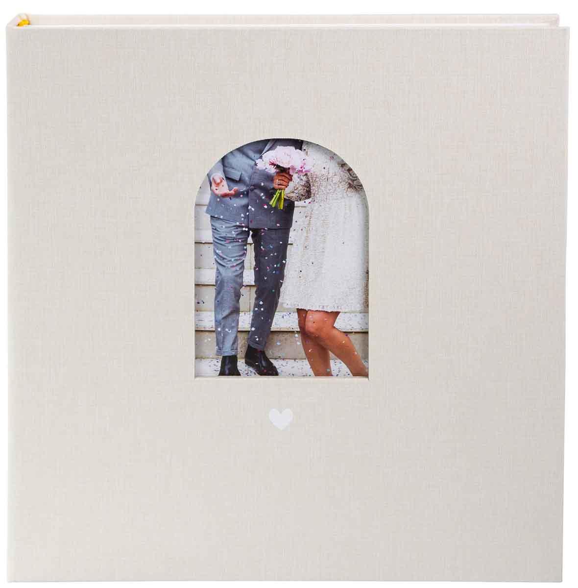 Album za fotografije WEDDING HEART MOMENTS BEIGE 30x31cm 