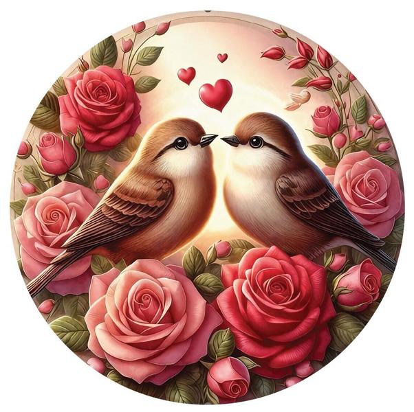 Okrugle puzzle RUŽE I LJUBAV 570kom 