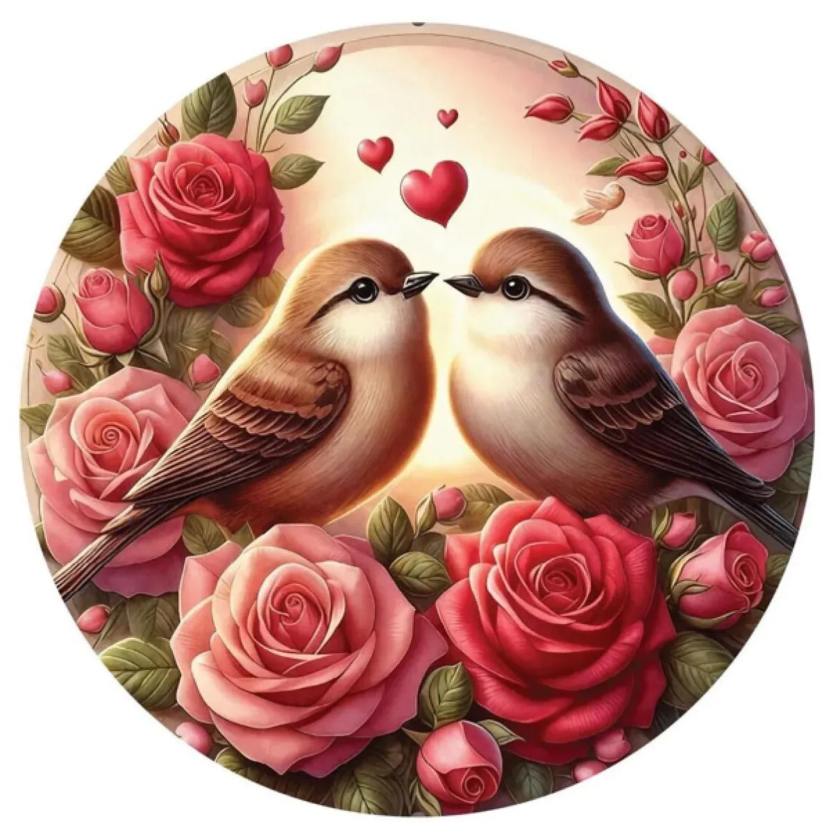 Okrugle puzzle RUŽE I LJUBAV 570kom 