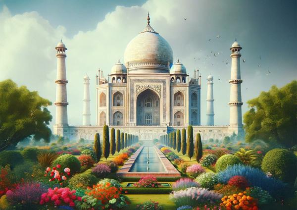 Puzzle TAJ MAHAL - 1000kom 