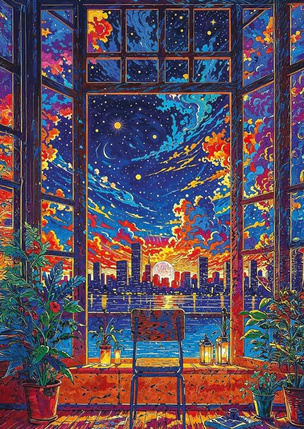 Puzzle DREAM WINDOW 1000kom 