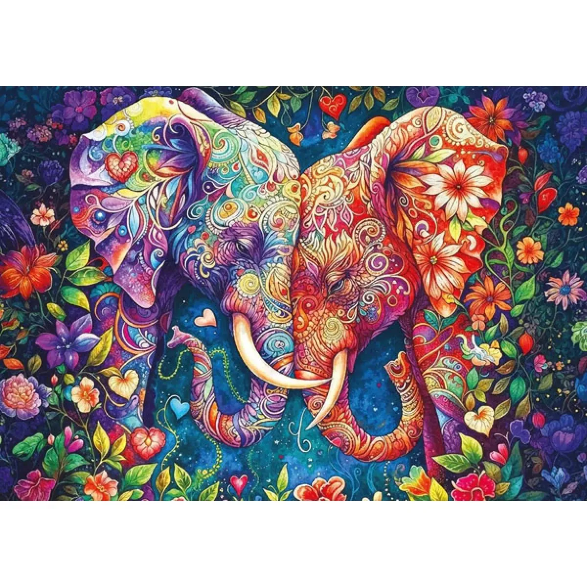 Puzzle ELEPHANT LOVE - 1000kom 
