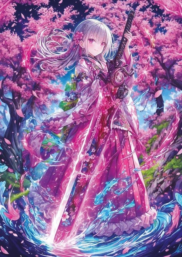 Puzzle PINK BLADE - 1000 kom 