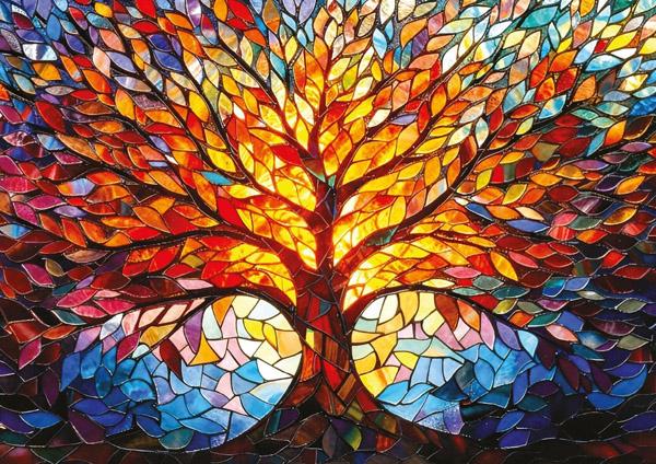 Puzzle MOSAIC TREE OF LIFE - 1000kom 