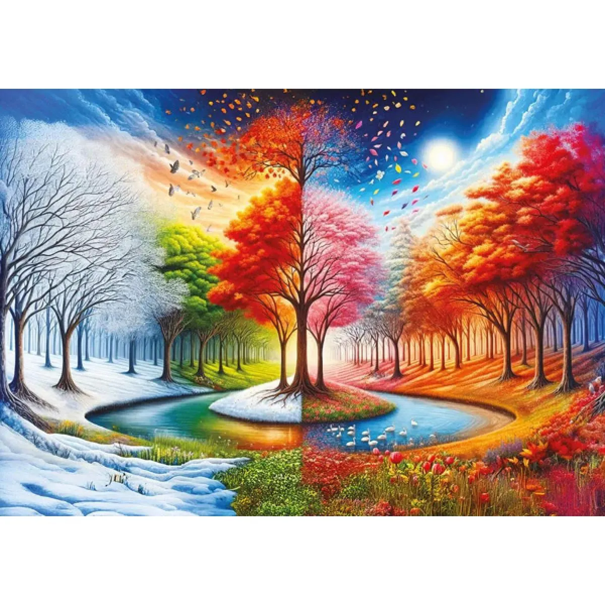 Puzzle FOUR WORLDS - 2000kom 