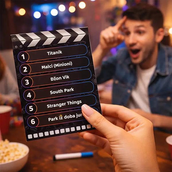 Društvena igra PICTURESQUE FILMOVI I SERIJE 