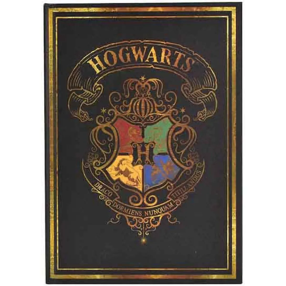 HARRY POTTER notes A5 crni 