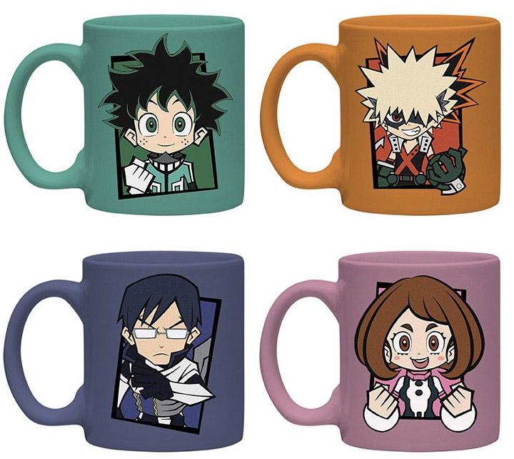 Set četiri  espreso šoljice MY HERO ACADEMIA 