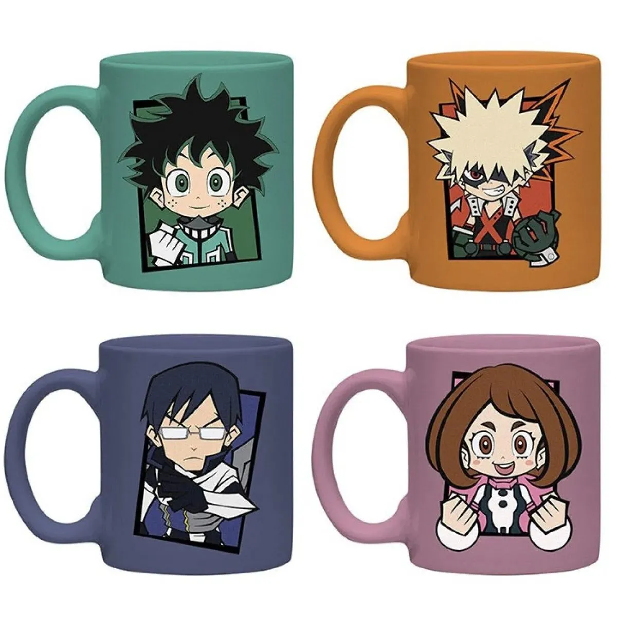 Set četiri  espreso šoljice MY HERO ACADEMIA 