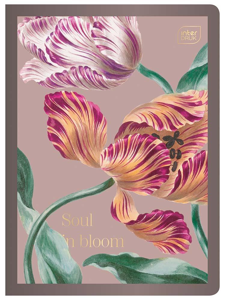 Sveska A5 kvadratići METALLIC GRANDIFLORA 