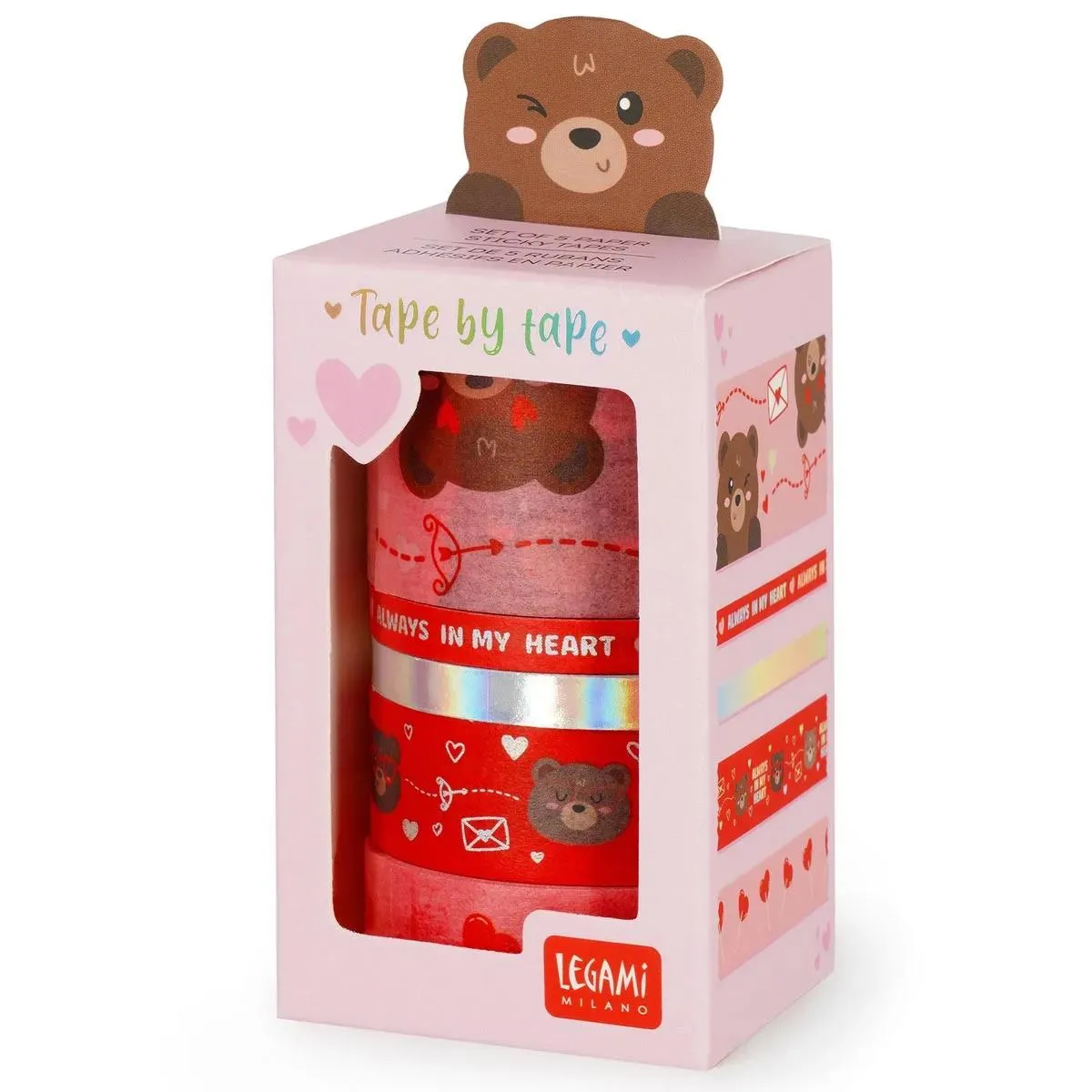Set pet washi trakica  TEDDY BEAR 