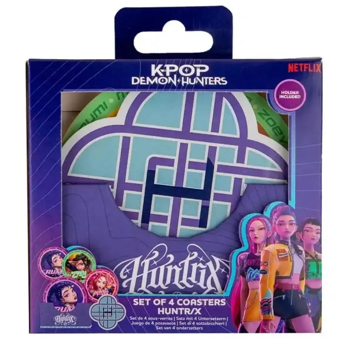 Podmetači za čaše K-POP DEMON HUNTERS 