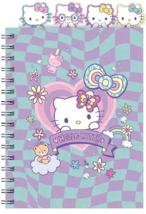Notes sa spiralom  HELLO KITTY A5 lila 