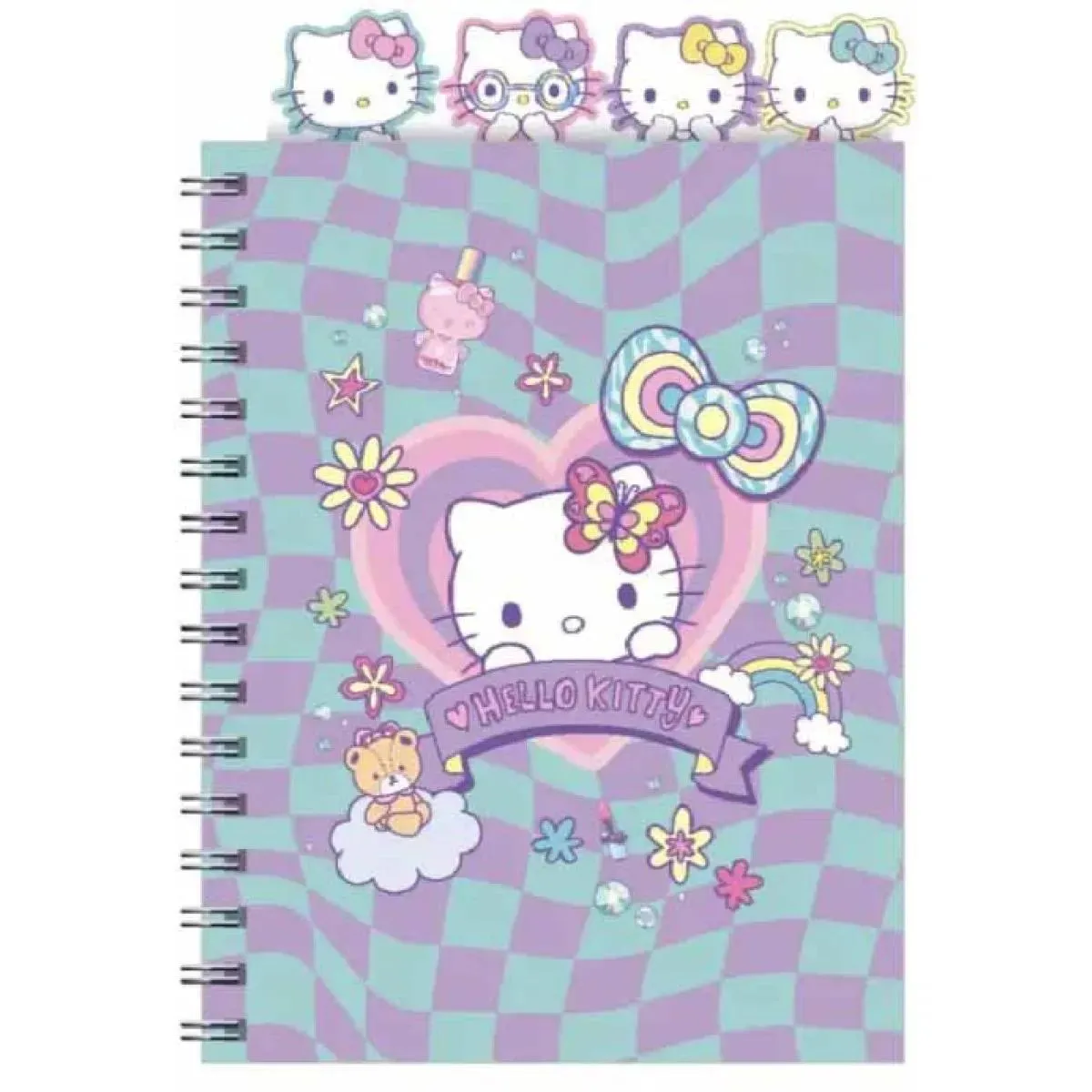 Notes sa spiralom  HELLO KITTY A5 lila 