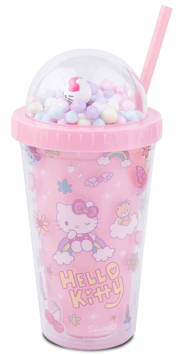 Putna šolja HELLO KITTY svetlo pink 