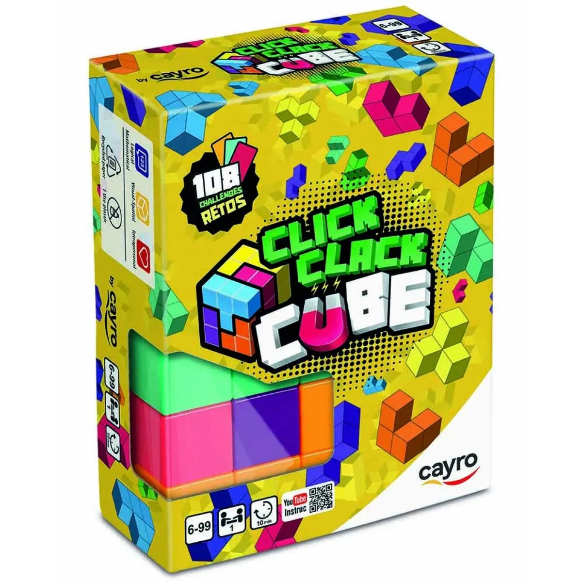 IQ puzzle CLICK CLACK CUBE 