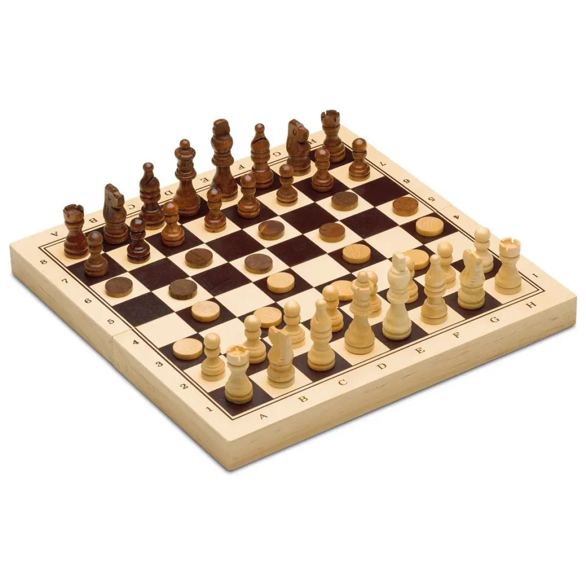 Set društvenih igrara 3 u 1 (Šah, dame, bekgemon) 