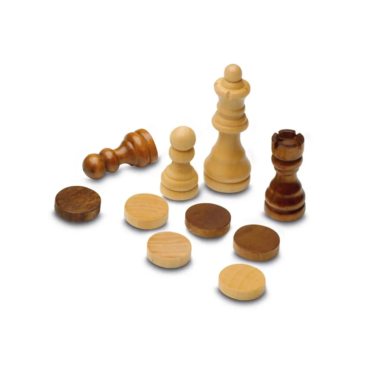 Set društvenih igrara 3 u 1 (Šah, dame, bekgemon) 