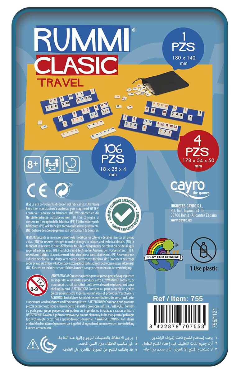 Društvena igra RUMMI CLASIC (putni) 