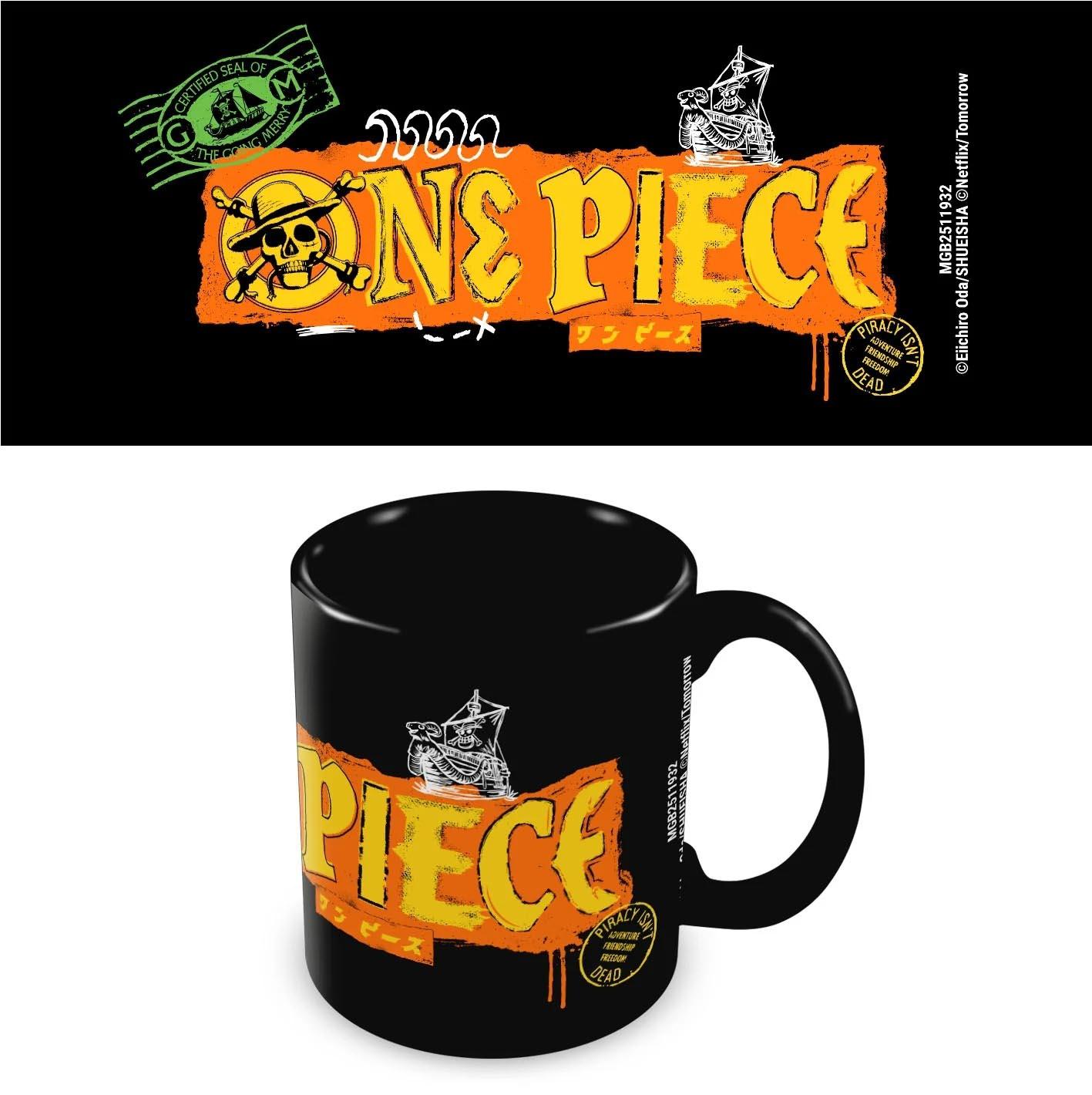 ONE PIECE šolja YELLOW LOGO 