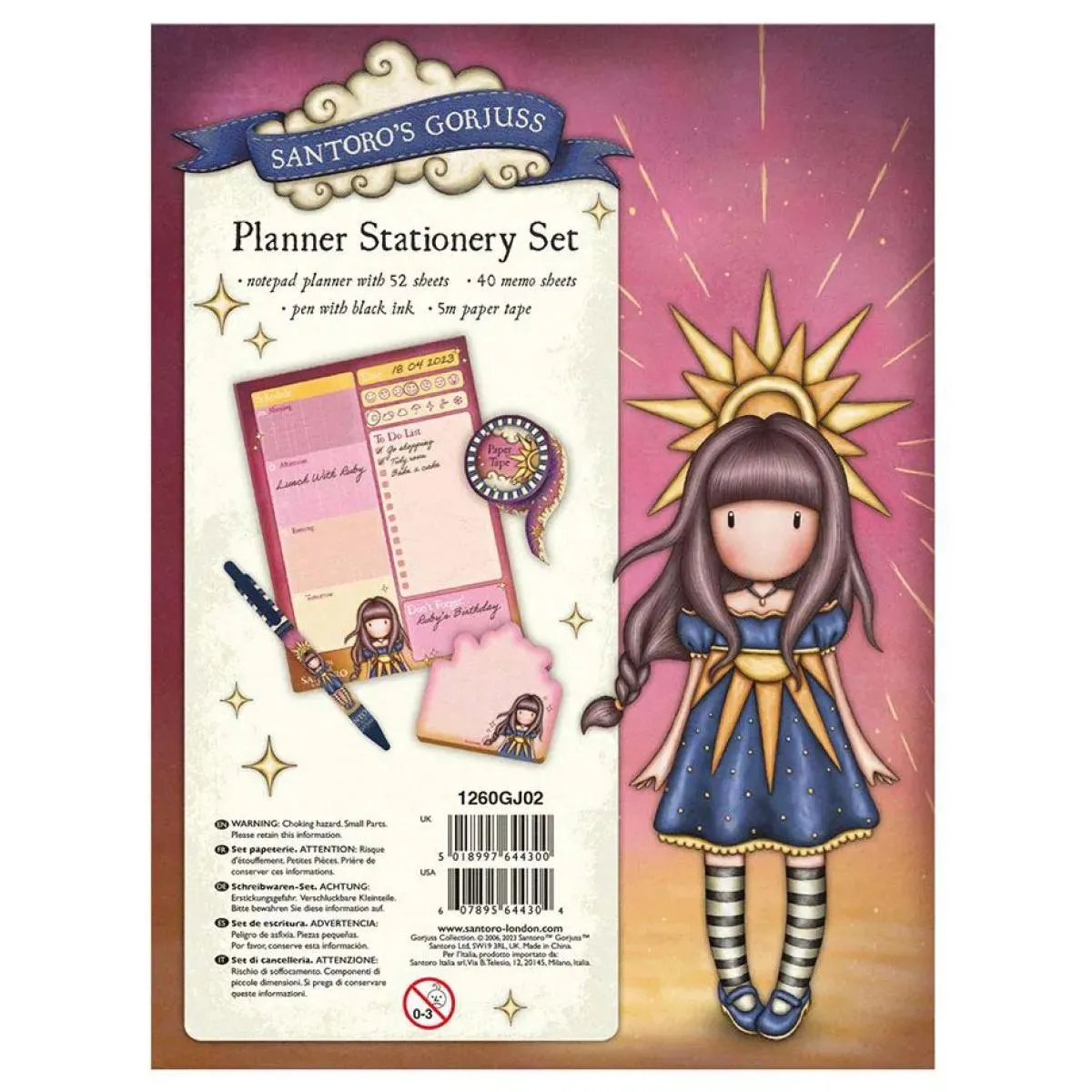 SANTORO GORJUSS planer RAY OF LIGHT 