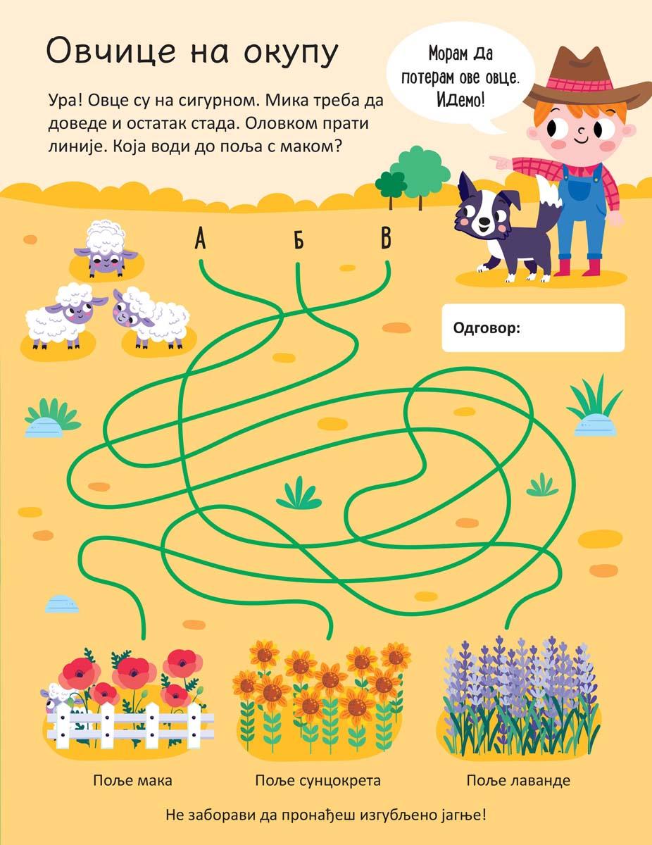 PIŠI - BRIŠI: FARMA - KNJIGA SA AKTIVNOSTIMA 