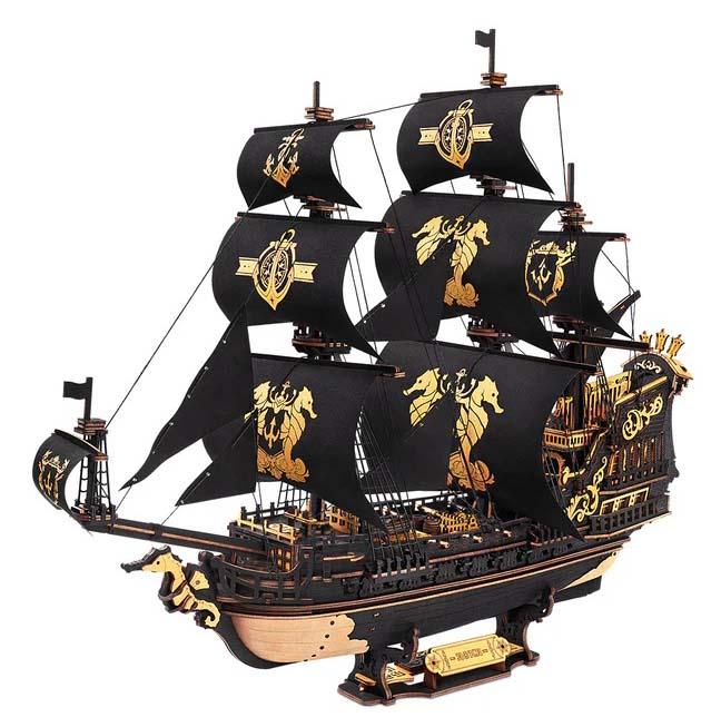 3D puzzle THE SEAHORSE BARQUE 