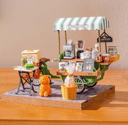 3D puzzle AROMATIC COFFEE CART 