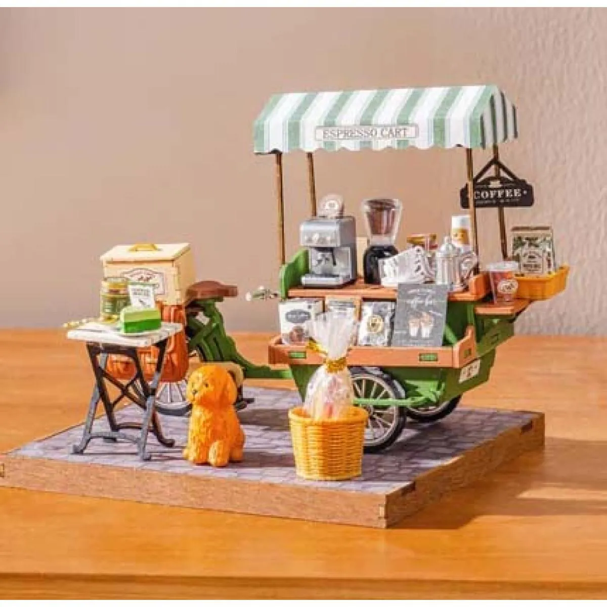 3D puzzle AROMATIC COFFEE CART 