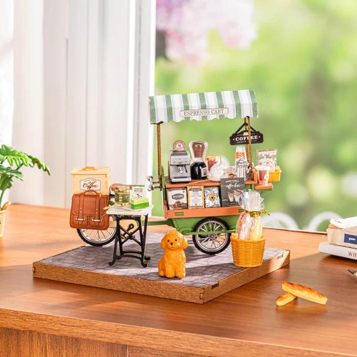3D puzzle AROMATIC COFFEE CART 