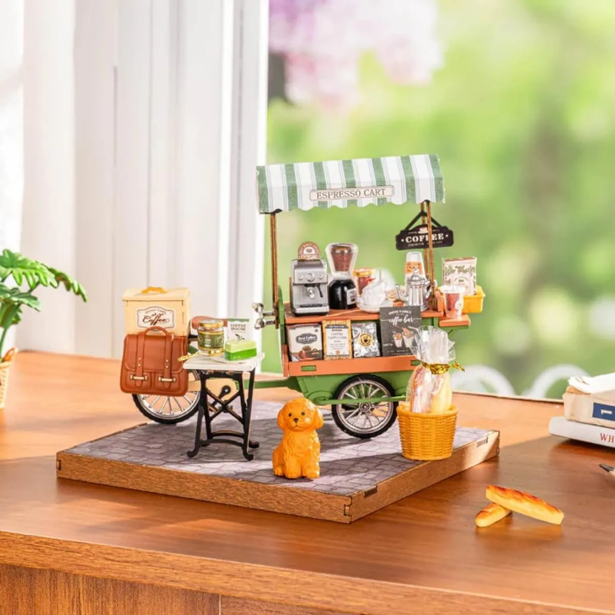 3D puzzle AROMATIC COFFEE CART 
