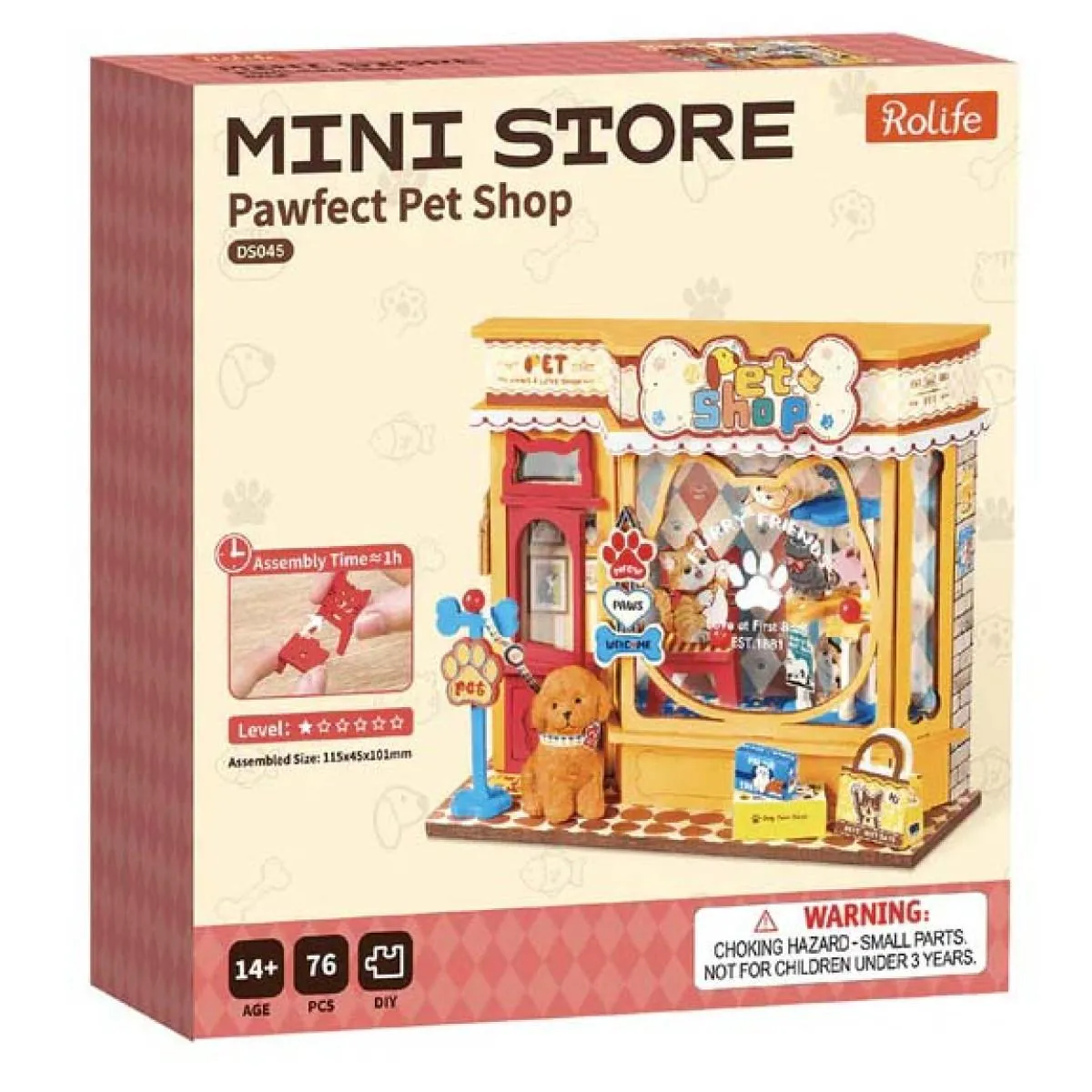 3D puzzle PAWFECT PET SHOP 