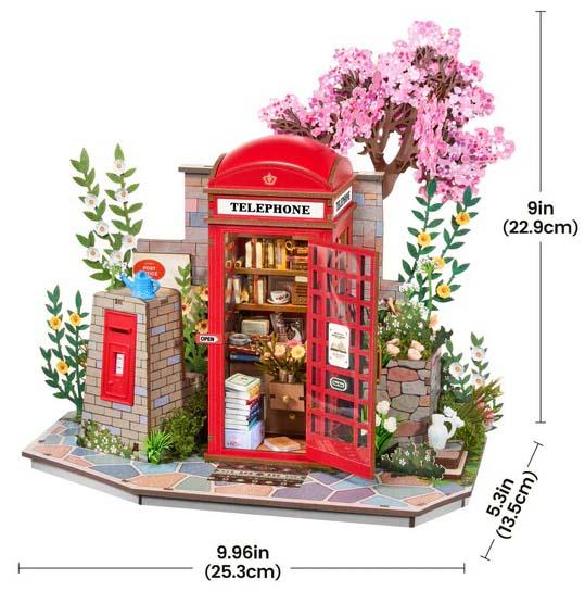 3D puzzle CVETNA KUĆICA ZA KNJIGE 